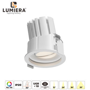 Faretto <span class=keywords><strong>LED</strong></span> da Incasso Antiriflesso 9W <span class=keywords><strong>12W</strong></span> Contemporaneo in Alluminio Nero per Ufficio Commerciale Casa Soggiorno Moderno - Product Image 2