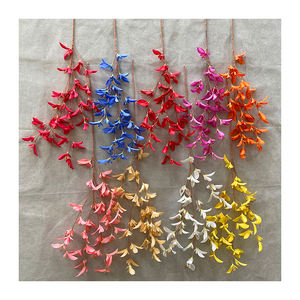 Flores artificiales de coelogyne fimbriata, ramas largas, venta al por mayor, baratas - Product Image 2