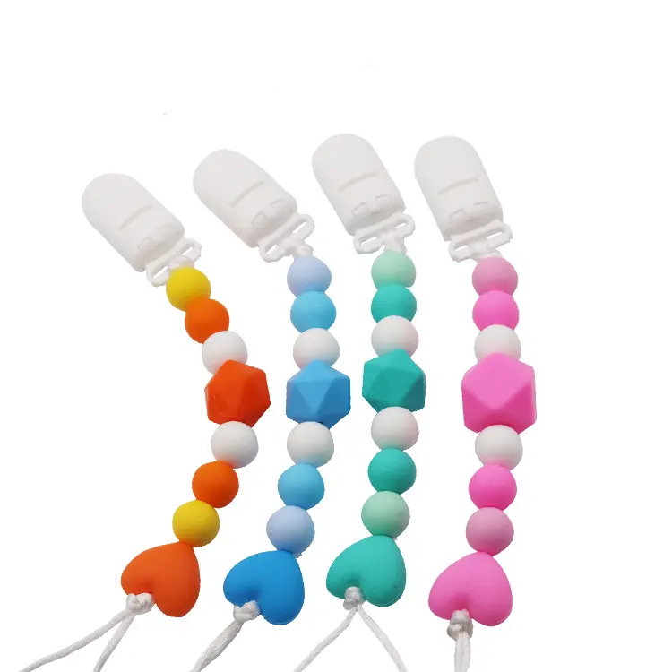 Силиконовые Прорезыватели для зубов Diy буковая древесина Детские Прорезыватели для зубов силиконовый Прорезыватель для зубов из бисера силиконовый детский Прорезыватель для зубов