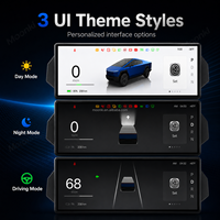 Écran de tableau de bord de 8,9 pouces pour Tesla Cybertruck, CarPlay sans fil, Android Auto, groupe d'instruments intelligents, écran tactile HUD