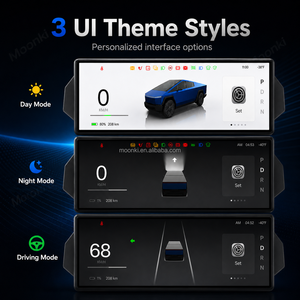Pantalla de Tablero de 8.9 Pulgadas para Tesla Cybertruck, CarPlay Inalámbrico, Android Auto, Panel de Instrumentos Inteligente, Pantalla Táctil HUD - Product Image 3