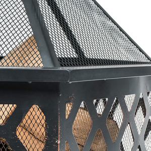 Conter <strong>Steel</strong> Garden Wood Burning Fire Pit <strong>Outdoor</strong> <strong>Fireplace</strong> - Product Image 4