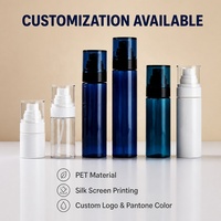 Flacon pulvérisateur en plastique vide de 30 ml, 50 ml, 80 ml, 100 ml avec pompe à brume fine pour parfum, tonique, emballage cosmétique