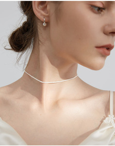 <span class=keywords><strong>Collana</strong></span> <span class=keywords><strong>Girocollo</strong></span> Popolare da Donna in <span class=keywords><strong>Argento</strong></span> Sterling 925 con Catena Scintillante per Clavicola Gioielli 2022 - Product Image 4