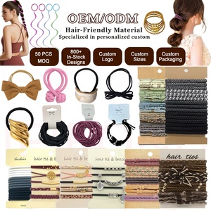 IFOND Coletero <span class=keywords><strong>de</strong></span> Doble Capa con Brillantes y Pedrería, con Banda Elástica que No Daña el Cabello, para Mujeres y Niñas, Accesorio para el Cabello para Uso Diario y Fiestas, OEM ODM - Product Image 5