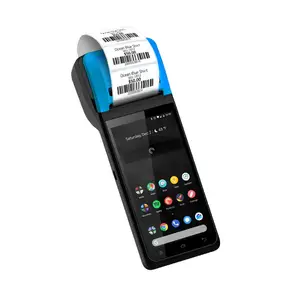 Портативный планшет android 12 портативный pos 4 г 5,5 дюймов 2 ГБ 16 ГБ pos терминал 58 мм Принтер bluetooth биллинг машина