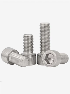 M10 * 12-100mm Din912 Acero inoxidable 304 Perno hexagonal Tornillo de cabeza cilíndrica de rosca completa Acabado liso - Product Image 6