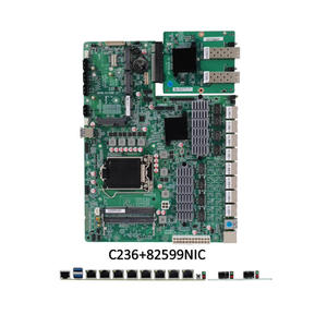 <span class=keywords><strong>Wifi</strong></span> OEM ODM personalizado al por mayor C236 Intel 6/7/8/9th Gen Intel Celeron Pentium Core I3/i5/i7 placa base 8 * i20 Puerto Lan enrutador VPN - Product Image 6