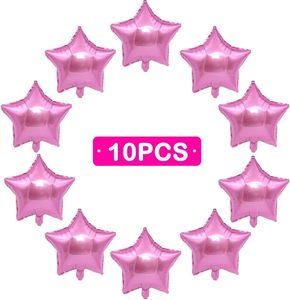 ลดราคา! ลูกโป่งฟอยล์รูปดาวสี่แฉก ขนาด 10 นิ้ว แบบเงา สีโรสโกลด์ เงิน ขาว ดำ เขียว ม่วง น้ำเงิน แดง เหลือง - Product Image 2
