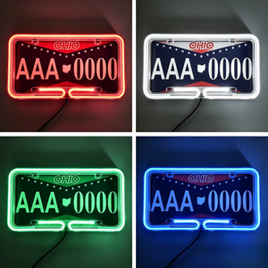 Lumière de plaque d'immatriculation LED chromée de taille américaine Trontech, 12V, ajustement universel - Product Image 3