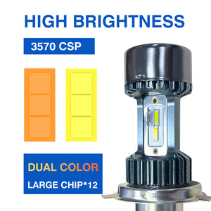 MOTOLED bombillo les moto luces para moto faro AC DC 8V 80V 3570CSP H6 Ba20d H4 - Product Image 3