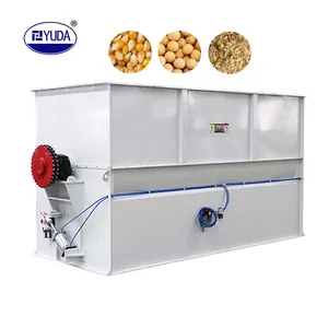YUDA SLHY1 500KG/batch Industrial Grain Mill And Mixer Bean Corn Maize Horizontal Animal Feed Ribbon Mixer
