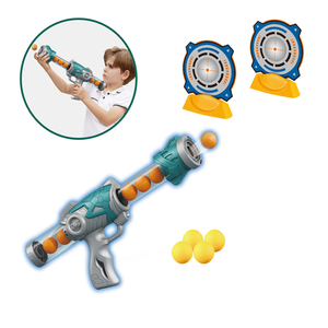 Bộ đồ chơi súng bắn đạn mềm cho trẻ em, chơi trong nhà ngoài trời, trò chơi thể thao, đồ chơi tập bắn, kèm bia và bi EVA, quà tặng cho trẻ em - Product Image 3