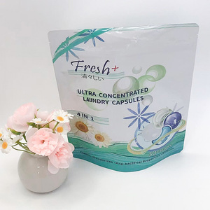 Color Printing 72g PE Material <b>Stand</b> Pouch Security Easy Tear Strong Resealable Air for Zipper for Condensation Beads Other - Product Image 4