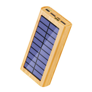 Tendance Extérieur Mobile Led Light Friendly Pd Portable 10000mah En Bois Powerbank 30000mah <span class=keywords><strong>Eco</strong></span> 20000mah Bambou Solaire <span class=keywords><strong>Power</strong></span> Bank - Product Image 3