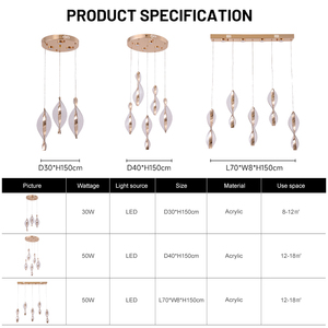 <span class=keywords><strong>Lampadario</strong></span> a Sospensione LED dal Design Creativo a Spirale Unico, Confortevole <span class=keywords><strong>per</strong></span> la Vista, <span class=keywords><strong>per</strong></span> Appartamenti, Sale da Pranzo, Camere da Letto, Ingressi - Product Image 2