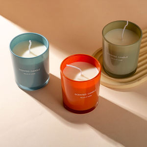 AIKUN Factory Custom <b>Bulk</b> Luxury Gem Soy Wax Scented <b>Candle</b> for Home Decor Aromatherapy Living Room Bedroom Spa - Product Image 3