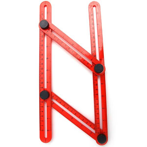<span class=keywords><strong>Règle</strong></span> multifonctionnelle en plastique à 10 plis pour la menuiserie, la construction, la mesure des angles, vente chaude - Product Image 3