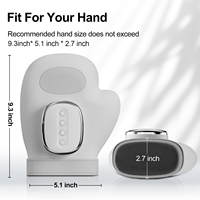 Machine de massage des mains la plus vendue, masseur de paume, appareil de soin des doigts, compression d'air, pétrissage, thérapie chauffante, USB