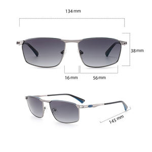 Gafas de Sol Deportivas Unisex ROBO 2026, Lentes Polarizadas TAC, Ligeras, Protección UV400, Marco Metálico, para Ciclismo al Aire Libre, Color Blanco y Rojo - Product Image 2