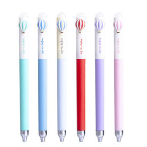 Kreativer Drehmechanismus Ballon-Design Radierbarer Blauer Gelstift Spaßiger Interaktiver Glatt Schreibender Studenten-Entwurfstift - Product Image 6