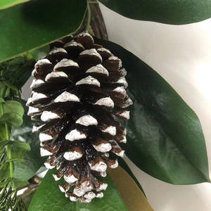 マグノリアガーランドポリエステル手作り人工室内装飾用クリスマス新年ハロウィン松の木 - Product Image 5