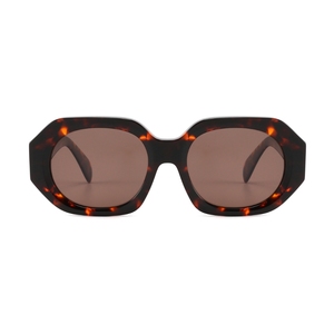 Lunettes de soleil œil de chat unisexes, monture tortue intégrale, protection UV400, mode adulte, protection solaire - Product Image 4