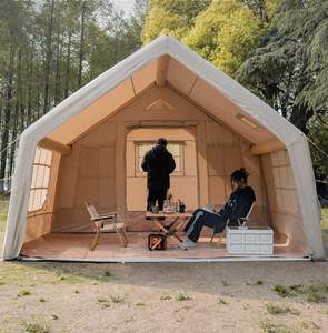 17.2 Square Pop up Air Inflatable Canvas Camping <b>Tent</b> with Customized Size Four-Season <b>Waterproof</b> Design - Product Image 4