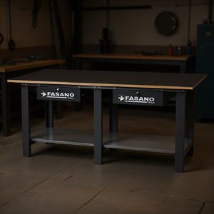 Fasano Tools Workbench 72 In X 30 In Steel Frame With Shelf And <b>Drawers</b> For <b>Workshop</b> Use - Product Image 3