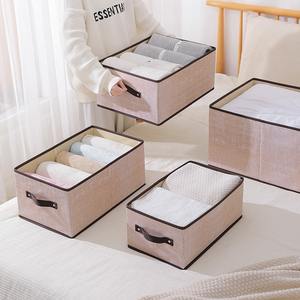 工厂批发衣柜衣物收纳盒加厚无纺布布盒衣物收纳盒衣柜整理器 - Product Image 3