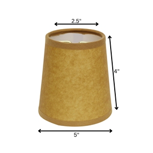 Lampadario in tela HMS 5 \ "Set di 6 Boho costiero rustico minimalista in carta Kraft paralumi in bambù per uso interno - Product Image 2