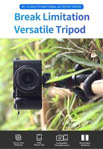 Nuevo Trípode Flexible <span class=keywords><strong>Ulanzi</strong></span> <span class=keywords><strong>MT</strong></span> 33 Tipo Pulpo para Teléfono y Cámara, Diseño 2 en 1 con Soporte para Teléfono, Zapata Lateral y Tornillo de 1/4 para Tiktok - Product Image 5
