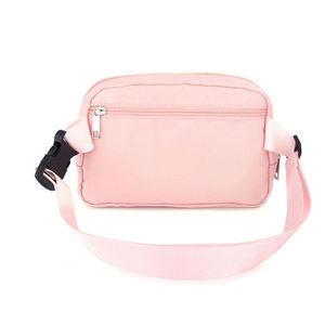 Custom Logo Waterproof Unisex Nylon Sport Chest Belt Bum <b>Pouch</b> Fanny Pack Crossbody Everywhere <b>Men</b> Women Waist Bag - Product Image 4