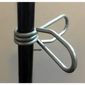 High Quality <b>Spring</b> Clamp Fiberglass Post Metal <b>Clips</b> - Product Image 4