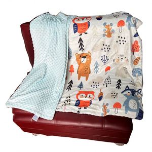 ผ้าห่มผ้าขนแกะปะการังสำหรับเด็กทารกผ้าห่มลายการ์ตูนลายดอกไม้ทำจากโพลีเอสเตอร์100% - Product Image 3