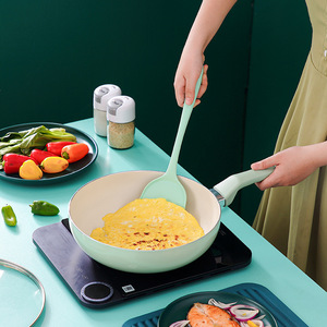 Shanzu Ceramic Non-Stick Frying Pan 28Cm Induction Compatible Flat Bottom Green Graphene Coating - Product Image 3