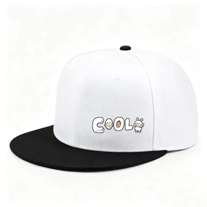 หมวกแก๊ปแบบ Snapback คุณภาพส่ง ขายส่ง แบบสองสี ปีกแบน พิมพ์ลายสัตว์ด้วยเทคนิค Sublimation พร้อมโลโก้ รูร้อยเชือก ปรับแต่งสีได้ สำหรับผู้ชายและผู้หญิง - Product Image 4