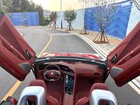 MG Cyberster 2023 d'occasion, voiture de sport électrique, 501 km d'autonomie, cabriolet à toit souple, 231 kW, 475 Nm, propulsion arrière, sièges en cuir, phares LED, Euro VI, R19