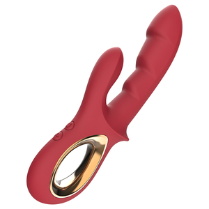 Dual-Frequenz Weibliches Masturbationsspielzeug Luxuriöses Wasserdichtes Vibrierendes Spielzeug Wiederaufladbar Flirtendes Doppelmotor-Gerät - Product Image 1