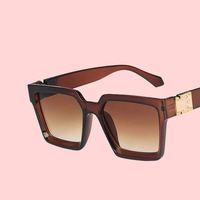 Lunettes de soleil de luxe surdimensionnées pour femmes, monture PC, verres AC, protection UV400, style rétro vintage, tendance, pour activités de plein air, voyages, mode urbaine, cadeau