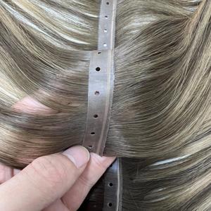 Extensiones de Cabello Humano con Trama de Mariposa, Cabello con Cutícula de Doble Trama para Mujer, Gran Venta - Product Image 4