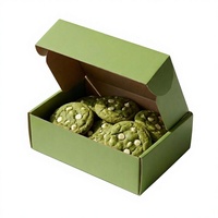 Boîtes de collations écologiques personnalisées pour biscuits et gâteaux protéinés, emballages alimentaires résistants à la graisse avec encre sans huile minérale