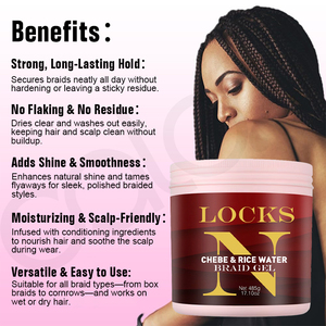 Luxfume 17.1oz <span class=keywords><strong>Gel</strong></span> Coiffant Tresses Marque Privée Sans Résidus Fixation Forte Végétalien Herbal <span class=keywords><strong>Gel</strong></span> Fixateur pour Cheveux Bouclés Texturisant - Product Image 3