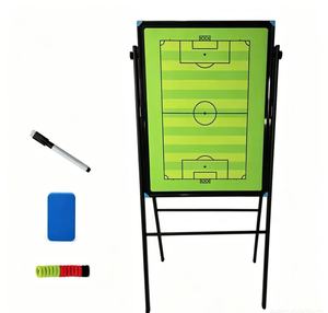 Lavagna Tattica Magnetica Autoportante per Calcio, Lavagna Strategica per Allenatori con Supporto in Metallo, Pennarelli Magnetici e Gomma - Product Image 4