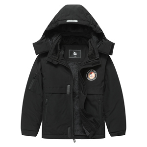 Veste de ski confortable à capuche de meilleure qualité pour garçons Style décontracté Sports de plein air d'hiver et activités de neige pour enfants - Product Image 1