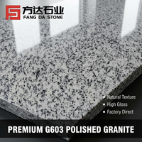 Dalle de granit poli Fangda G603 - Dalles de granit en pierre naturelle pour comptoirs de cuisine et plans de toilette