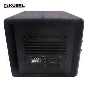 Subwoofer de voiture KUERL 10 pouces 4 ohms, double bobine, 12V haute puissance, boîtier MDF pour amélioration audio automobile - Product Image 3