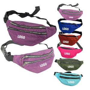 Custom Logo College Student Large Capacity Shoulder Bag Women Crossbody Trendy Fashion Customized Casual Sports Travel Waist Bag