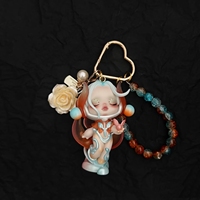 POPMART SKULLPANDA Originele Officiële Mini Pop DIY Sleutelhanger Luxe Mode Meerkleurig 15cm Lengte Mobiele Telefoon Accessoires