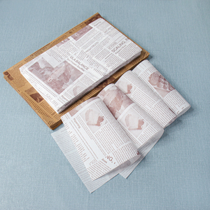 Personalized Greaseproof <strong>Paper</strong> Sheets 40g Wood Pulp Custom Printed Greaseproof <strong>Paper</strong> - Product Image 1